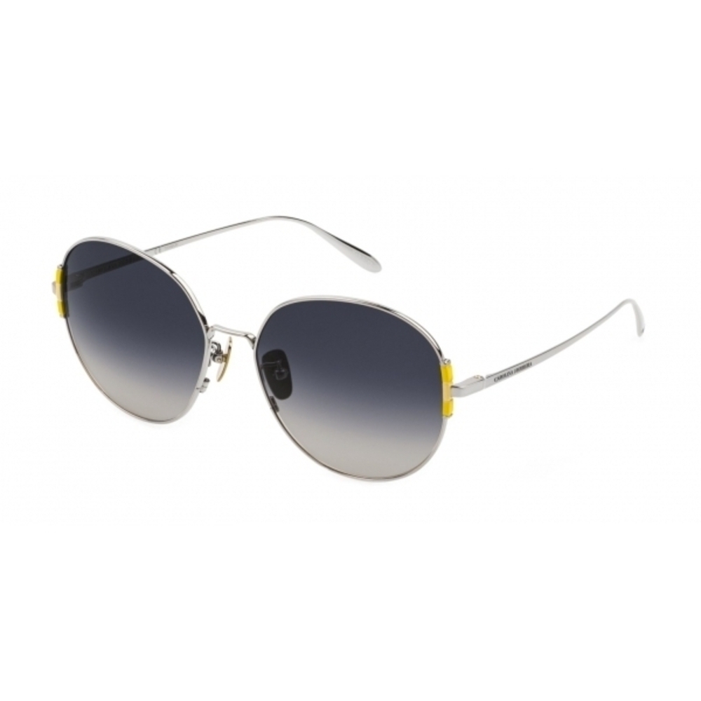 NWT Carolina Herrera SHN070M Silver 00mm Sunglasses